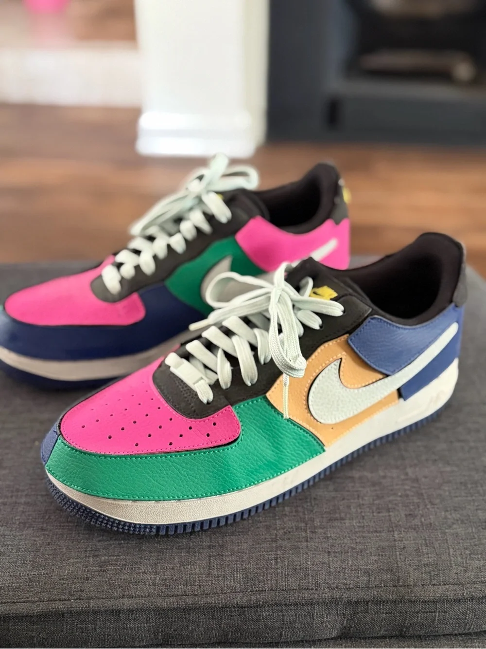 Nike Air Force 1/1 'Black Multi-Color